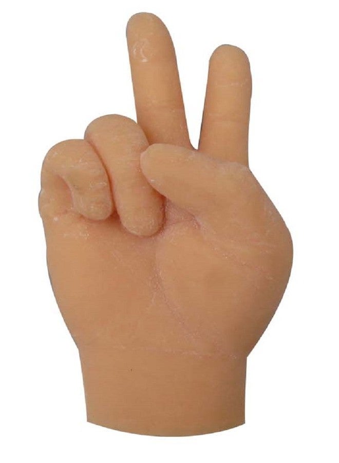 ذا جاج مجموعة ألعاب TheGag Finger-Hands، لعبة حجر ورقة مقص، 6 قطع، قطعتان من كل نوع، دمى أصابع صغيرة ناعمة الملمس، واقعية الملمس، هدية صغيرة مضحكة، هدية مثالية للأطفال، أشياء غريبة حقًا - Image 5